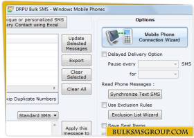 Online SMS screenshot