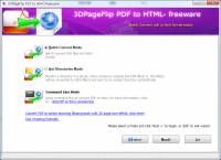 3DPageFlip PDF to HTML - freeware screenshot