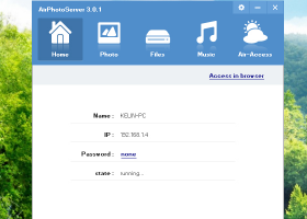 AirPhotoServer screenshot