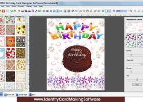 Birthday Card Making Software screenshot