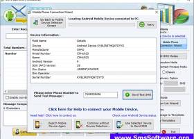 Bulk SMS Sender Tool screenshot