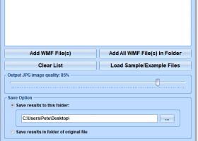 WMF To JPG Converter Software screenshot