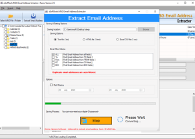 eSoftTools MSG Email Address Extractor screenshot