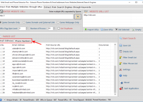 Web Email and Phone Extractor Pro screenshot