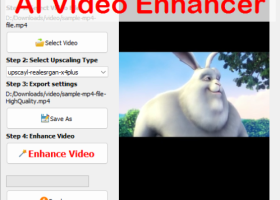 VeryUtils AI Video Enhancer screenshot