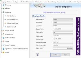 Employee Scheduler screenshot