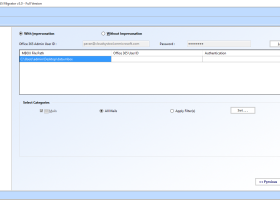 MBOX to Office 365 Migration screenshot