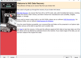 NAS Data Recovery screenshot