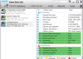 Clear Disk Info screenshot