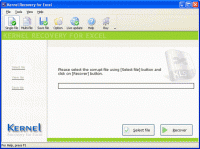 Kernel - XLS File Recovery Software screenshot