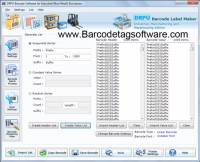 Warehouse Barcode Label Generator screenshot