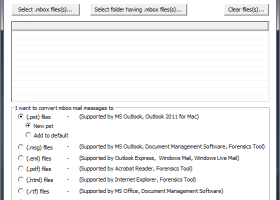 Thunderbird to Windows Live Mail screenshot