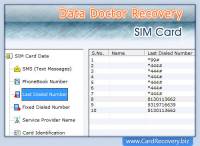 SIM Card Software screenshot