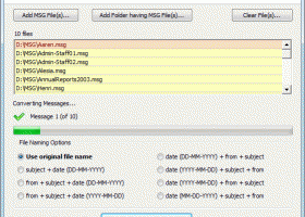 Convert MSG Files to PDF screenshot