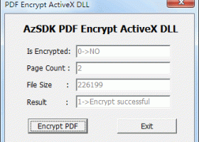 AzSDK PDF Encrypt ActiveX DLL screenshot