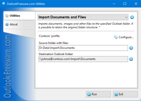 Import Documents and Files for Outlook screenshot