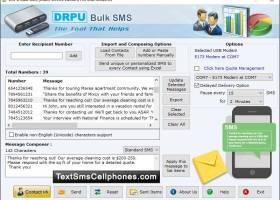 Bulk SMS Modem screenshot