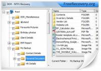 Free NTFS Data Recovery screenshot