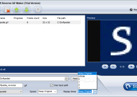 ThunderSoft Reverse GIF Maker screenshot