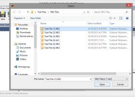 SysInfoTools NK2 File Recovery screenshot