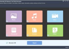 Amazing SD Memory Card Data Recovery screenshot