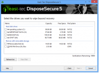 east-tec DisposeSecure screenshot