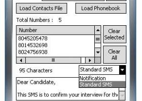 Text Messaging Software For Pocket PC screenshot