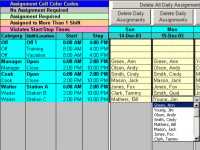 Complex Shift Schedules for 25 People screenshot