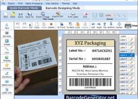 Packaging Barcode Generator Software screenshot