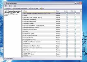 Service Manager Tray for Windows screenshot