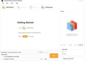 Aiseesoft PDF Converter Ultimate screenshot