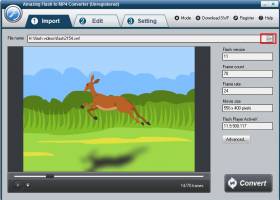 Amazing Flash to MP4 Converter screenshot