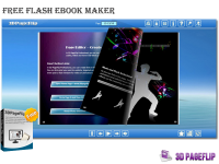 3DPageFlip Free Flash eBook Maker screenshot