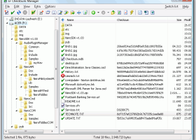 EF CheckSum Manager screenshot