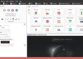 Browser Automation Studio screenshot