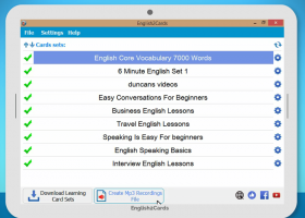 English2Cards screenshot