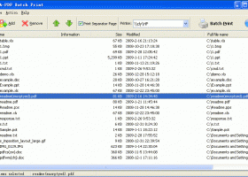 A-PDF Batch Print screenshot