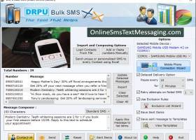 Online SMS GSM screenshot