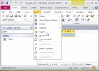 Classic Menu for Access 2010 screenshot