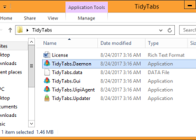 TidyTabs Portable screenshot