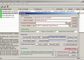 First Alert Service Monitor screenshot