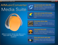 AllMusicConverter Media Suite screenshot