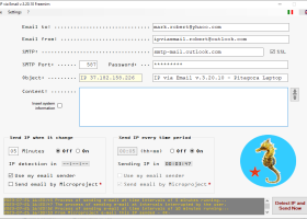 IP via Email screenshot