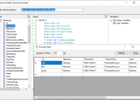 Twitter Ads SSIS Components by Devart screenshot