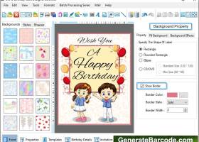 Generate Birthday Card screenshot