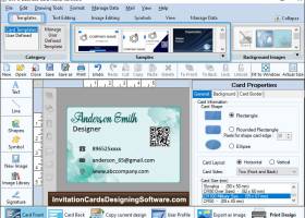 Design Visiting Cards Software screenshot