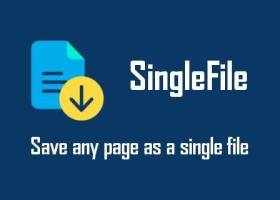 SingleFile for Firefox screenshot