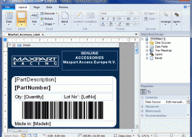 Barcode Label Printing Software TFORMer screenshot