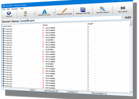 Domain Checker screenshot