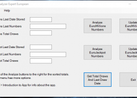 Lottery Analyzer Expert European screenshot